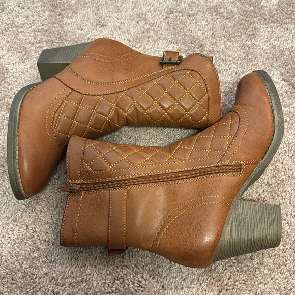 Arizona Jean Co Avery Boots Size 10 M Color Cognac - Picture 6 of 9